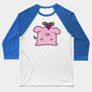 Grapes Pig Baseball T-Shirt